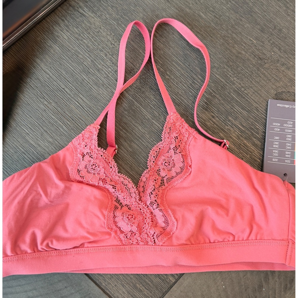 Auden Triangle Bralette Women XS Coral